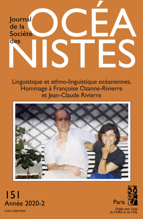 JSO - 151 Linguistique et ethno-linguistique océaniennes